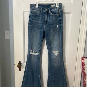 Buckle Bridge By Gly High Rise Flare Jeans